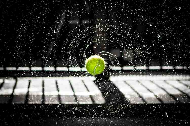 5120x1440p 329 Tennis Wallpaper- A Captivating Journey through Tennis on Your Desktop